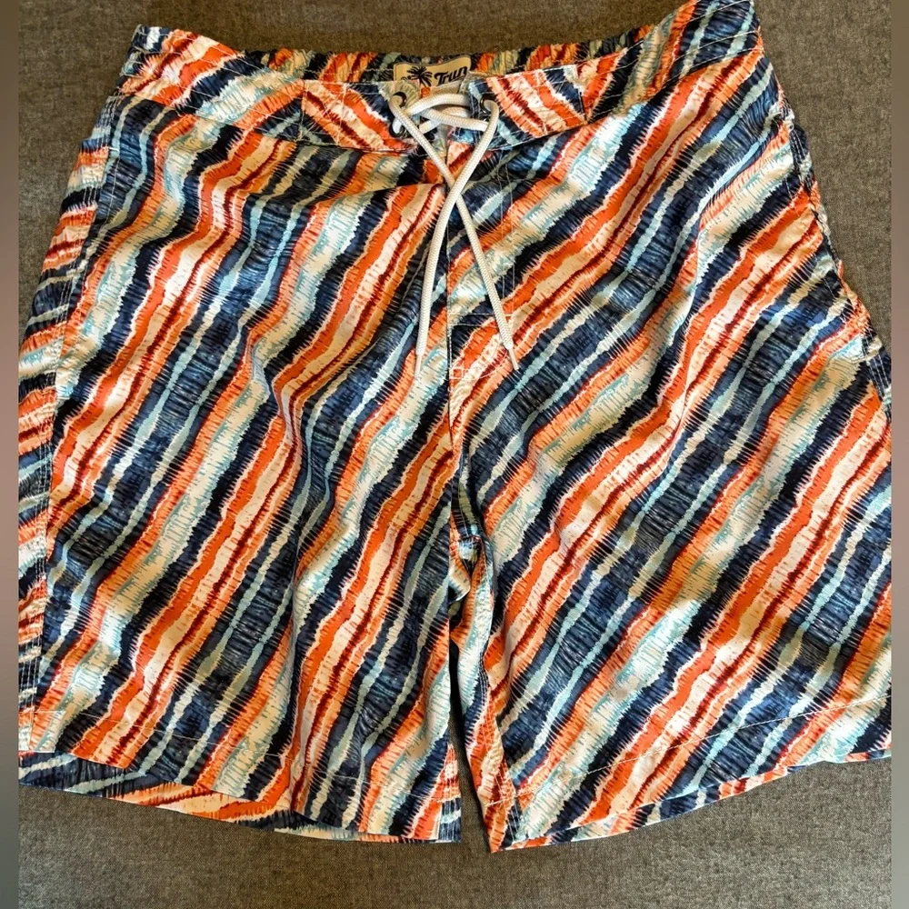 Trunks Surf & Swim Men's Printed Swami‎ Swim Shorts Size Large